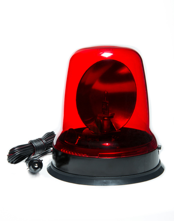 isolated car beaconの写真素材