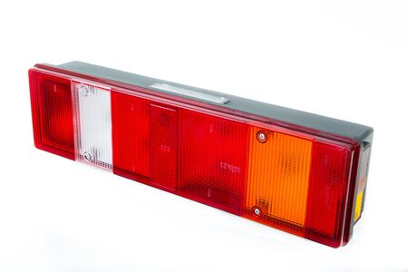 isolated truck taillightの写真素材