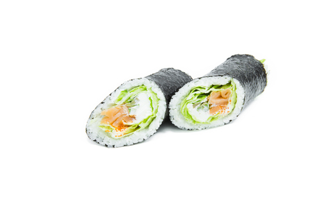 futomaki Sushi isolatedの写真素材