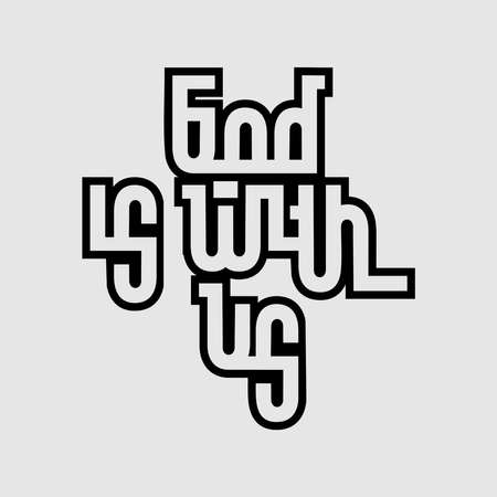 vector god of word in islamic modelのイラスト素材