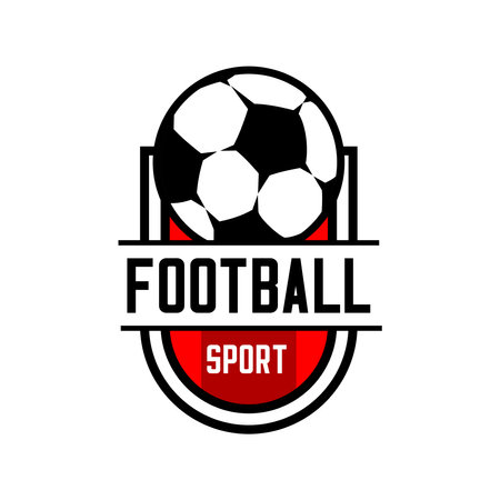 football logo vector design, vector a ballのイラスト素材