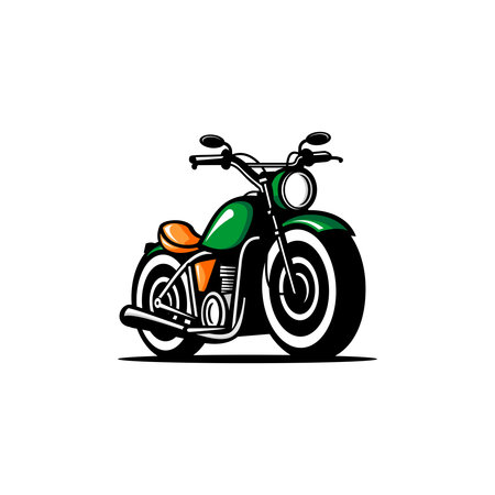 motorcycle vector, biker community vector on white backgroundのイラスト素材