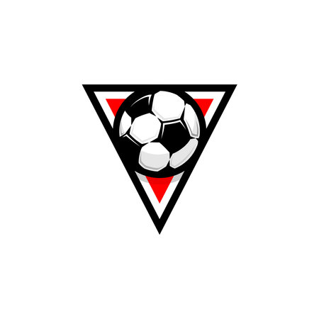 vector illustration of football club, ball vectorのイラスト素材
