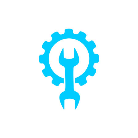 wrench vector, repair logo vectorのイラスト素材