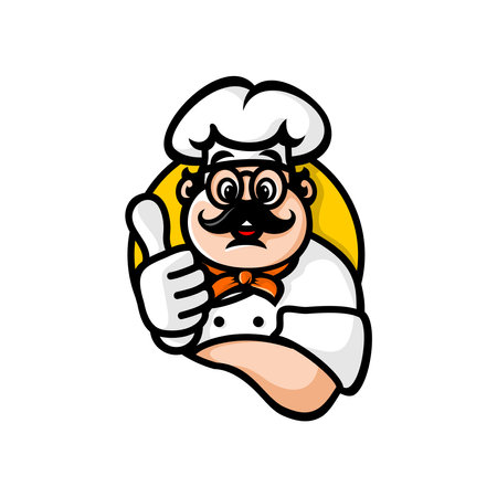 Good cute chef vector designのイラスト素材