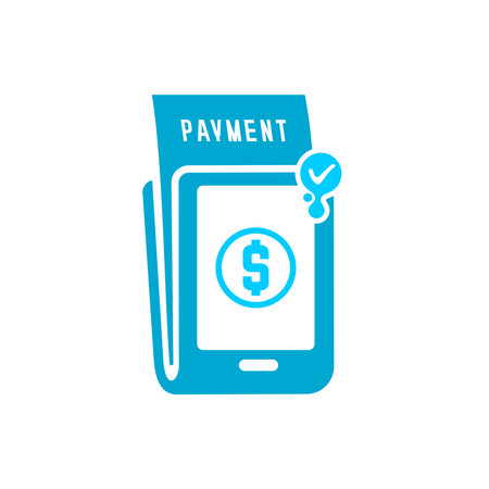 Payment design vector, smartphone and money vectorのイラスト素材
