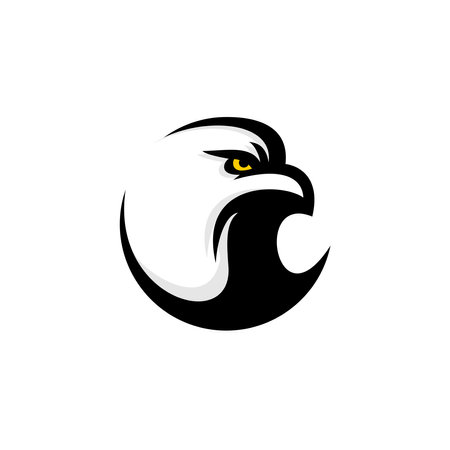 Vector logo of eagle headのイラスト素材