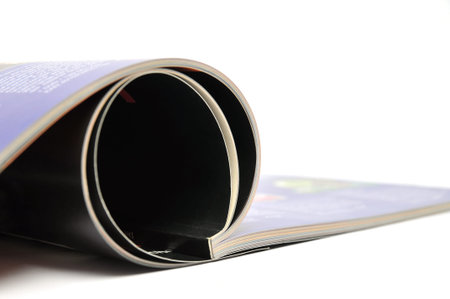 Open magazine with black colored sites