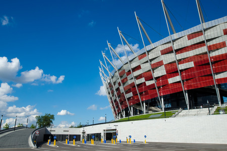 Stadion Narodowy   National Stadium Warsawのeditorial素材