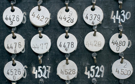 Cipher using numbered disks for encryption. 