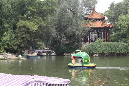 Chinese garden wuhan zhongshan park1のeditorial素材