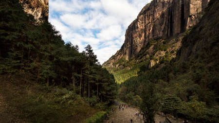mountain scenery at Chinaのeditorial素材