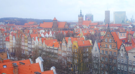 View city town in Gdansk poland