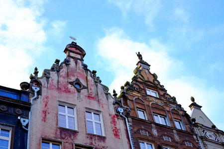 Architecture in Gdansk city