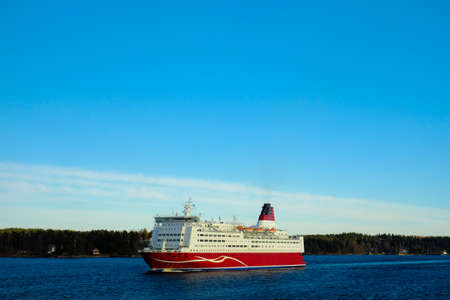 Floating passenger liner passenger, vessel liner waterの写真素材