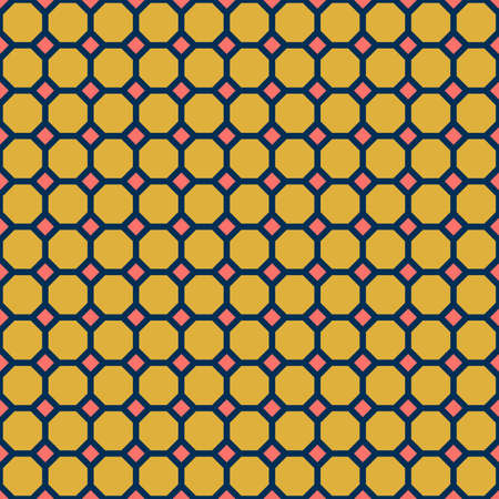 vector seamless retro pattern design background textureのイラスト素材