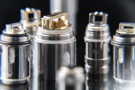Close up on vaporizer coilsの写真素材