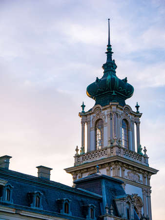 View on the Festetics Palace Kastely in Keszthely, Hungaryのeditorial素材