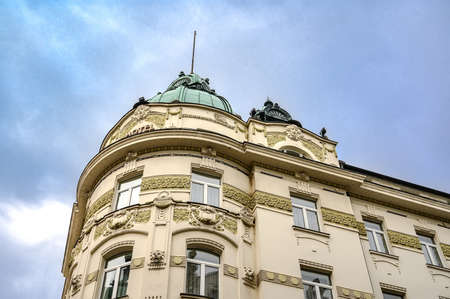 LJUBLJANA, SLOVENIA - FEBRUARY 15, 2022: Hotel in Ljubljana, Sloveniaのeditorial素材