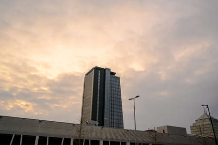 LJUBLJANA, SLOVENIA - FEBRUARY 15, 2022: Modern architecture in Ljubljanaのeditorial素材