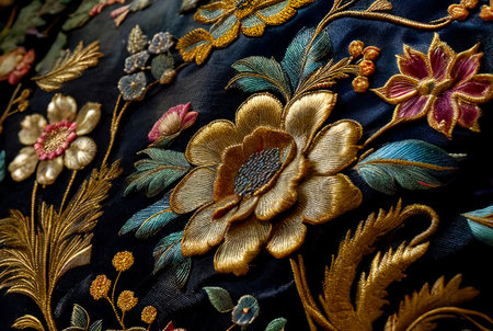Details of the applications in Anatolia crafts, silk, and fabricの素材