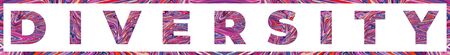 Diversity word in abstract liquid paint style.のイラスト素材