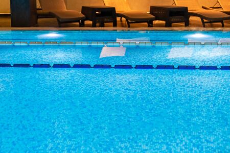 Swimming pool for luxury lifestyle design. Water - swimming pool. Luxury lifestyle. Natural pattern,...