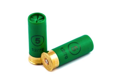 Two hunting cartridges for shotgun 12 caliber