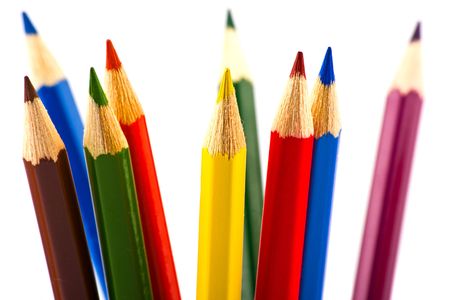 Color pencilsの写真素材