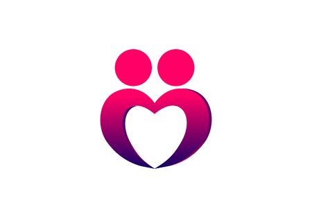 Love, valentine logoのイラスト素材