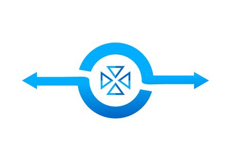 Arrow, business logo vectorのイラスト素材