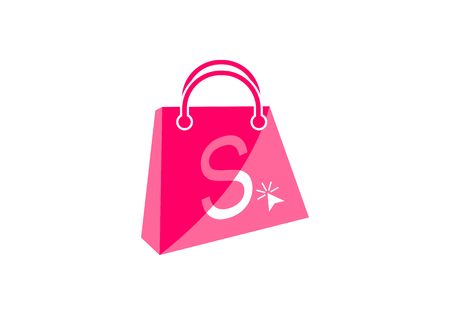 Online store, shopping online logoのイラスト素材