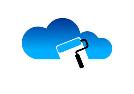 Paint, brush logo vectorのイラスト素材