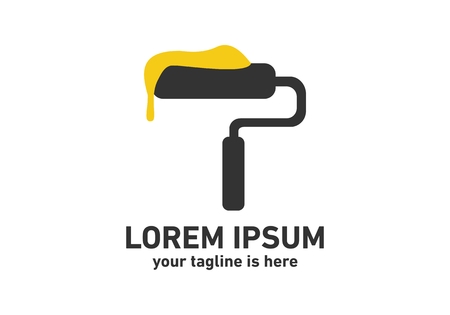 Paint, brush logo vectorのイラスト素材