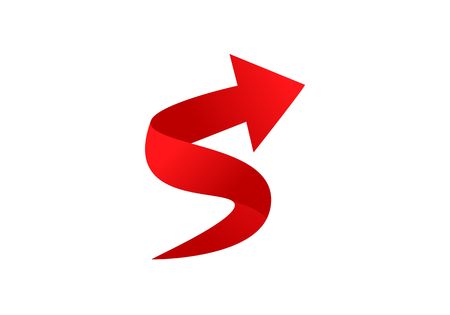 Arrow, finance business logo vectorのイラスト素材