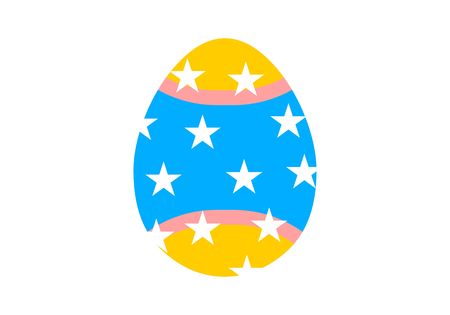 Happy easter, egg logo vectorのイラスト素材