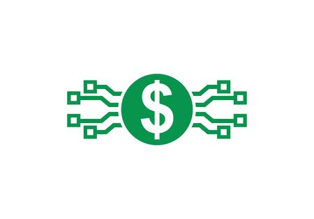Money, payment logo vectorのイラスト素材