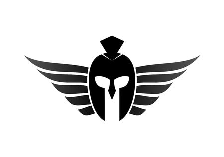Spartan logo vectorのイラスト素材