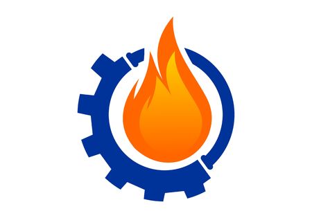 oil and pipe, drop of water logoのイラスト素材