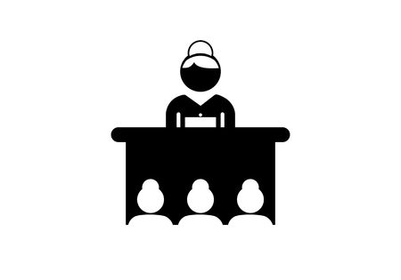 Business people, diagram icon logoのイラスト素材
