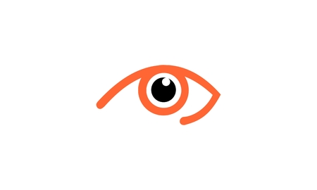 Eye, optic, vision logo vectorのイラスト素材