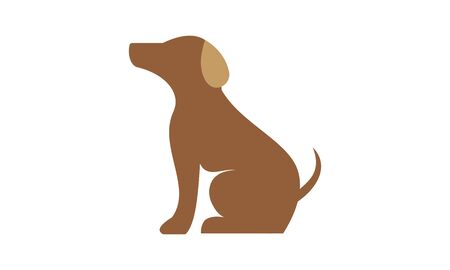 Animal dog, pet dog logo design vectorのイラスト素材