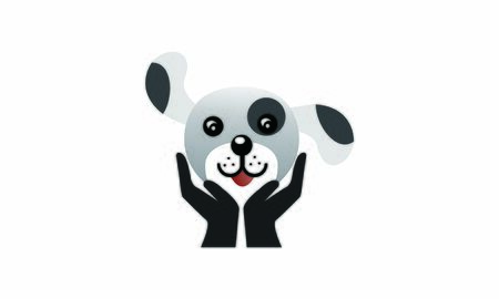 Animal dog, pet dog logo design vectorのイラスト素材