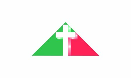 Church logo. Christian symbols. The Cross of Jesusのイラスト素材