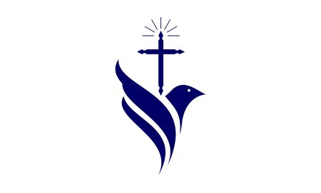Church logo. Christian symbols. The Cross of Jesusのイラスト素材