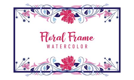 Flower ornament dividers. Hand drawn vines decoration, floral ornamental divider and sketch leaves ornaments logoのイラスト素材