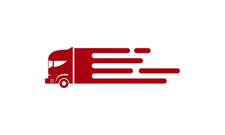Truck Logo, cargo logo, delivery cargo trucks, Logistic logo packのイラスト素材