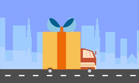 Delivery logo fast shipping, delivery service logoのイラスト素材