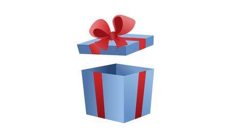 Surprise gift box logo design vectorのイラスト素材