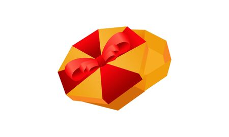 Surprise gift box logo design vectorのイラスト素材